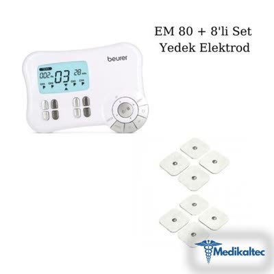 Em 80 Kaslar Için Masaj Ems Cihazı Ve 8'li Set Yedek Elektrodlar