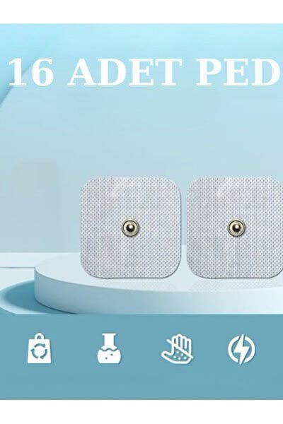 16 Adet ÇıtÇıtlı Kare Tens Pedi