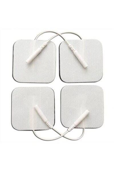 16 Adet Kablolu/soketli Tens Pedi Elektrodu (5x5cm Kare) , Faturalı