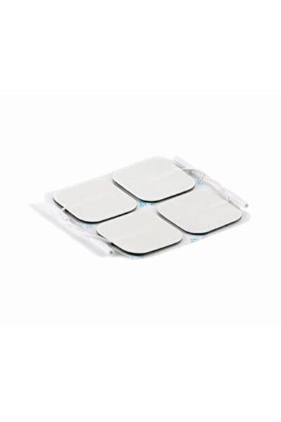 3 Paket 12 Adet Kablolu Soketli Elektrot 5x5 cm Ems Tens Cihazı Pin Girişli Elektrodu (Model 153344)
