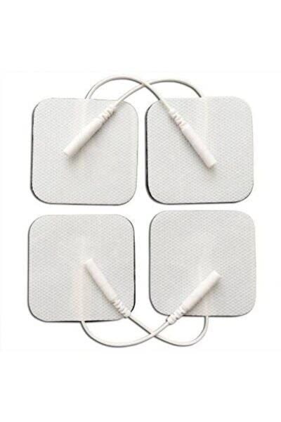 8 Adet Kablolu/soketli Tens Pedi Elektrodu -5x5cm Kare