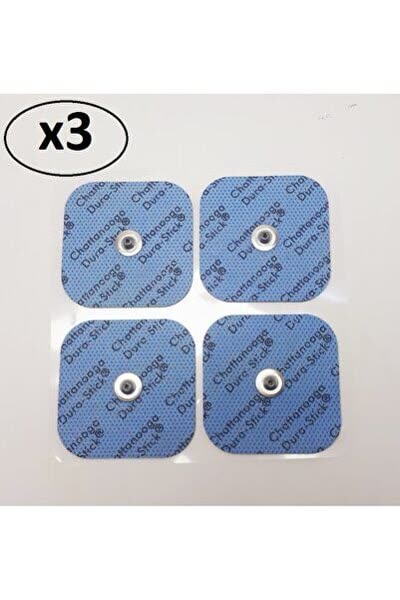 Durastick Çıtçıtlı Tens Elektrot Pedi 5 X 5 Cm 4'lü 3 PAKET