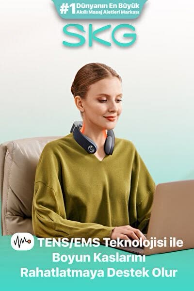 G7 Pro Fold Tens-ems Akıllı Boyun Masaj Aleti/robotu, Mobil App, Isı Terapisi-termoterapi