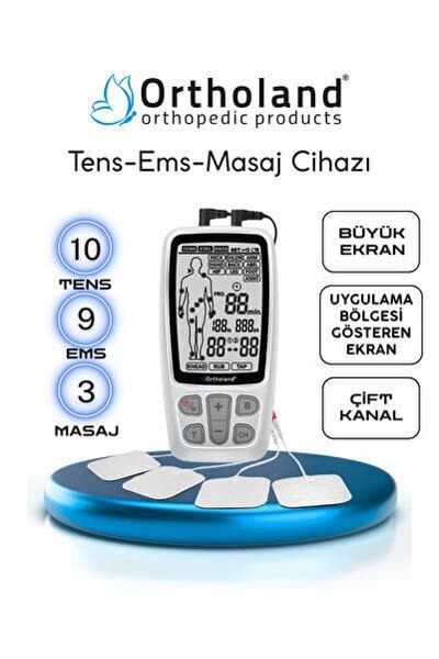 İki Kanallı Portatif Ems Masaj Cihazı ile Rahatlatıcı Fizik Tedavi