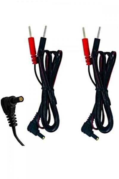 İki Uçlu Tens Kablosu, 2 Adet, Uyumluluk Sağlayan, Kaliteli ve Güvenilir Connectör
