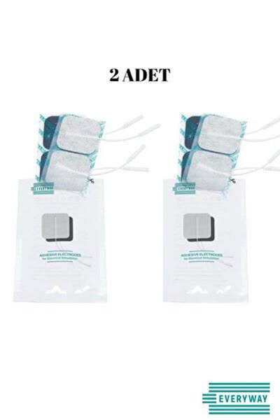 Kablolu Tens Cihazı Yedek Elektrot 5x5 Tens Pedi 4'lü 2 Paket