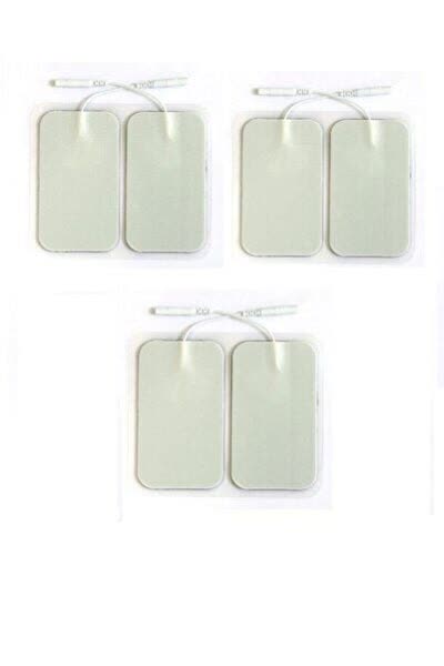 Masaj Aleti Yedek Pedi Yapışkanlı Elektrod 5x9 Tens Pedi Dikdörtgen 12 Adet