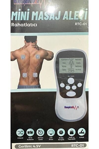 Rtc-01 Pilli Masaj Aleti Tens Cihazı 4 Pedli (Model 152640)