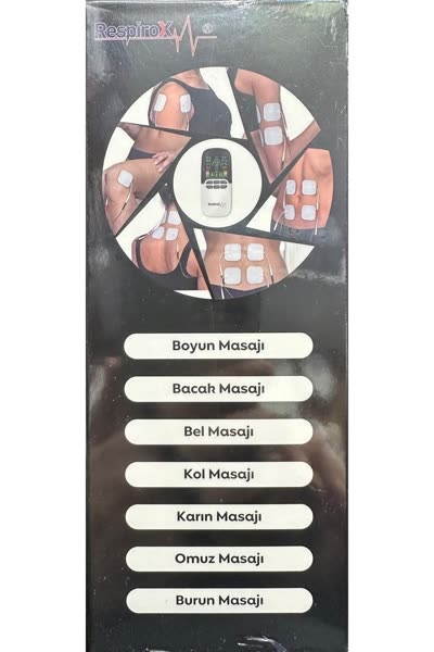 Respirox Rtc-pro Renkli Dijital Masaj Aleti Tens 8 Kanallı Şarjlı (8 Pedli)