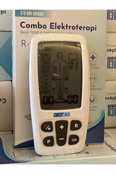 Şarj Edilebilir Tens Masaj Cihazı Aleti +4 Ped Hediye Fizik Tedavi (bataryalı)