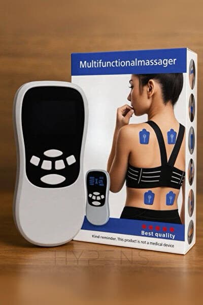 Ultra Sessiz Taşınabilir EMS-TENS Masaj Aleti, Kas Gevşetici ve Fizik Tedavi