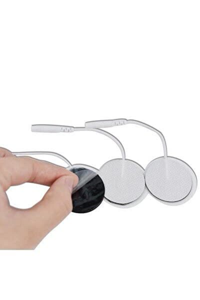 Yuvarlak Elektrot 3.2*3.2 Cm Ems Tens Cihazı Pin Girişli Elektrod , 5 Paket = 20 Adet (Model 152985)