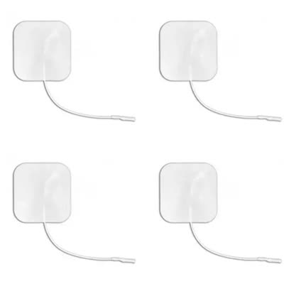 TENS ELEKTRODU 5x5 cm DÜZ GİRİŞ KABLOLU ( AMERİKAN JEL ALMAN MARKASI )