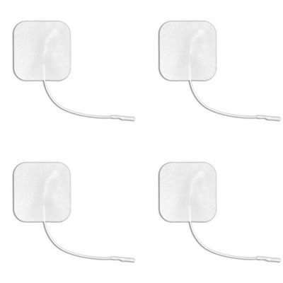 Düz Giriş Kablolu 5x5cm Kare Tens Elektrod (GOLD MARKA)