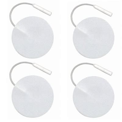 Düz Giriş Kablolu 3.2 cm Yuvarlak Tens Elektrod (GOLD MARKA)