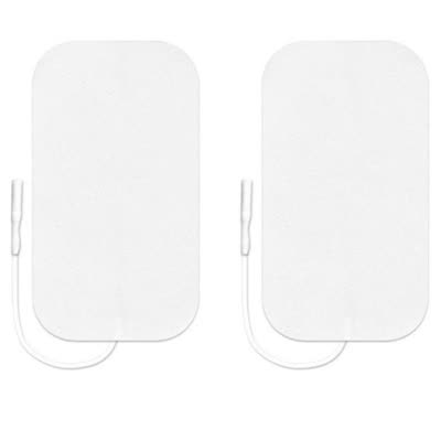 Düz Giriş Kablolu 5x9cm Dikdörtgen Tens Elektrod (AMERİKAN JEL ALMAN MARKASI)