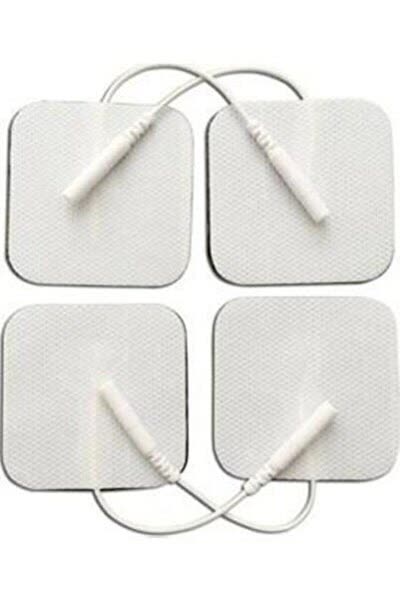 Kablolu / Soketli Elektrot 5x5 cm, 20 Adet, EMS TENS Cihazı için uygun, 5 Paket